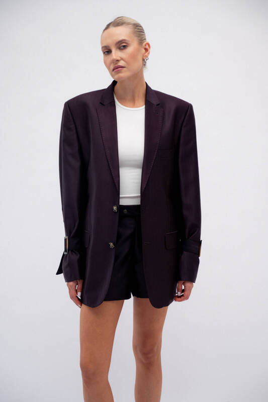 GRAPHITE MICRO SHORTS AND JACKET SET