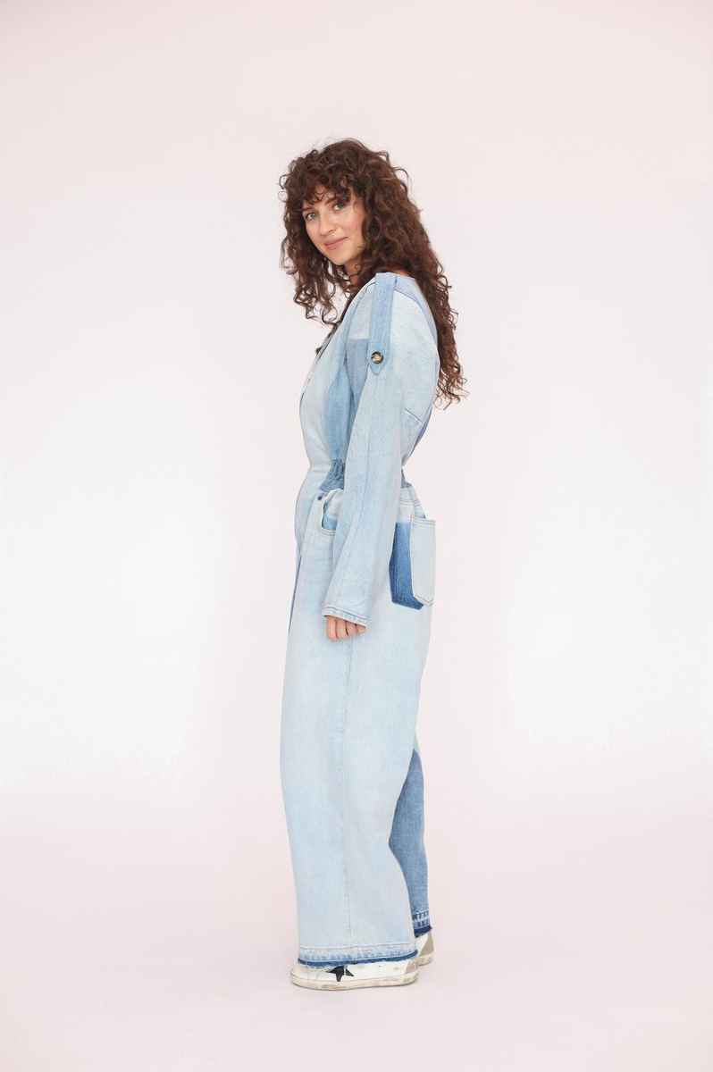 LONG JEANS JUMPSUIT