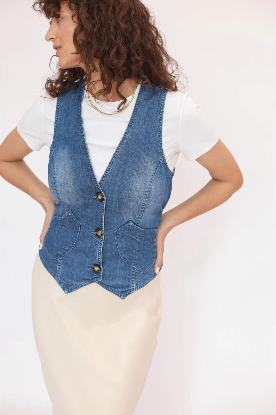 Jeans vest best sale