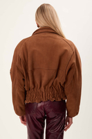 BROWN LEATHER JACKET