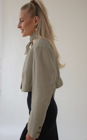 BEIGE TEXTURED JACKET