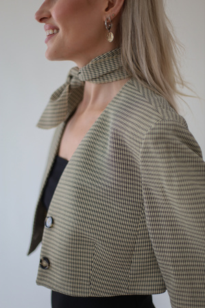 BEIGE TEXTURED JACKET